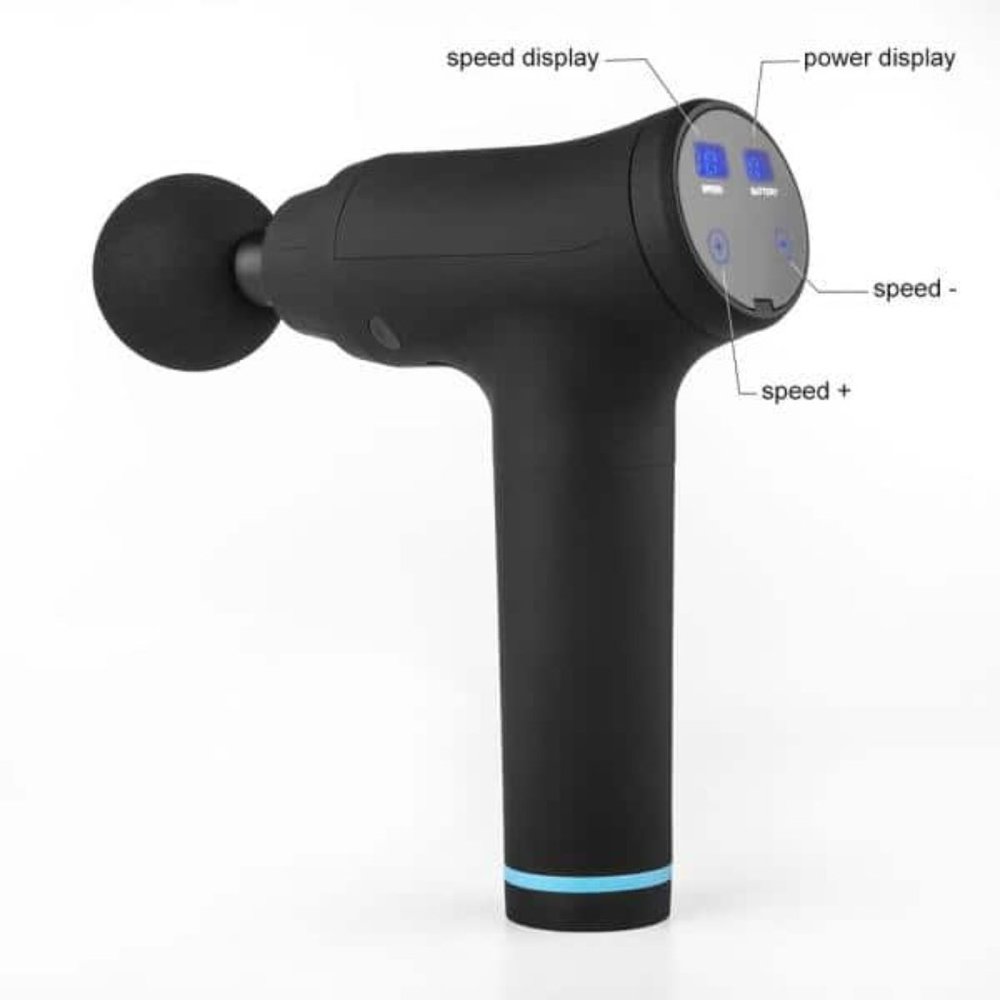 6 Speed Percussion Deep Tissue Vibration Therapeutic Massage Gun - Picture 5 of 6